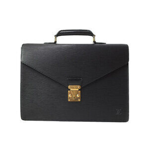 Louis Vuitton Epi Ambassador Business Bag Black
